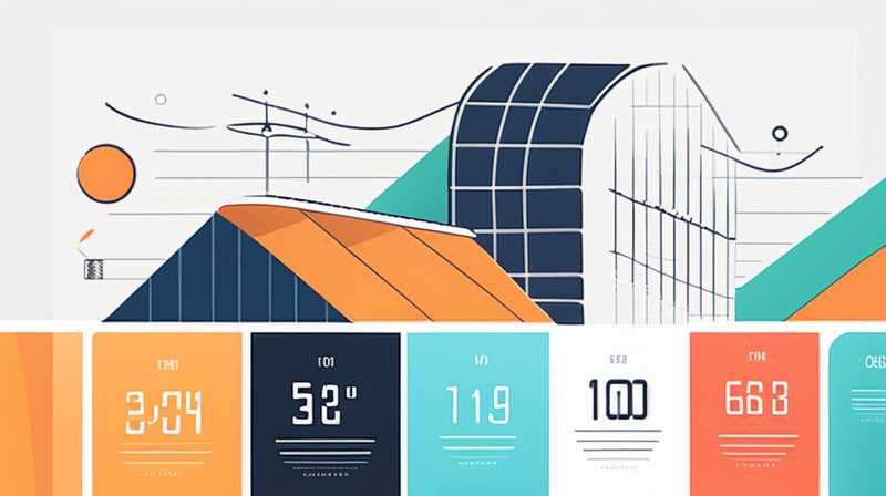 What time is the elevation angle of the solar panel based on?