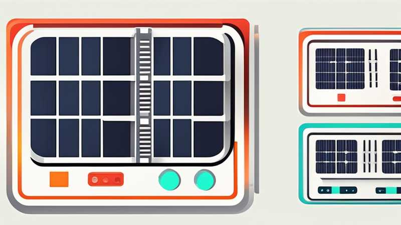 How many volts does solar power monitor charging and storage