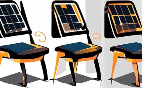 How to charge a solar charging chair