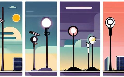 How many watts of solar street lights are used