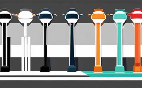 What are the materials of solar light poles?