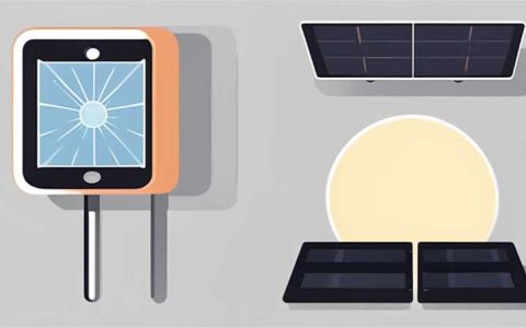 How to install a small solar projector light