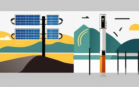 How to install electric pole type solar light