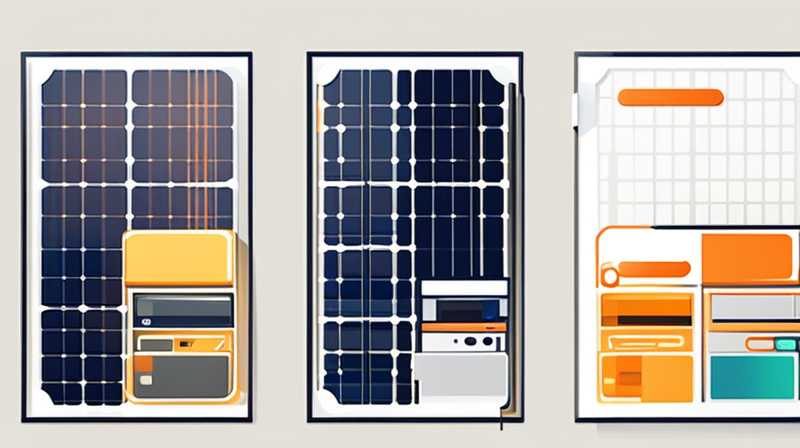 What has solar panels on top?