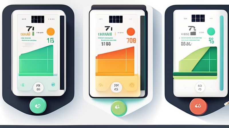 How to charge a solar charging scale