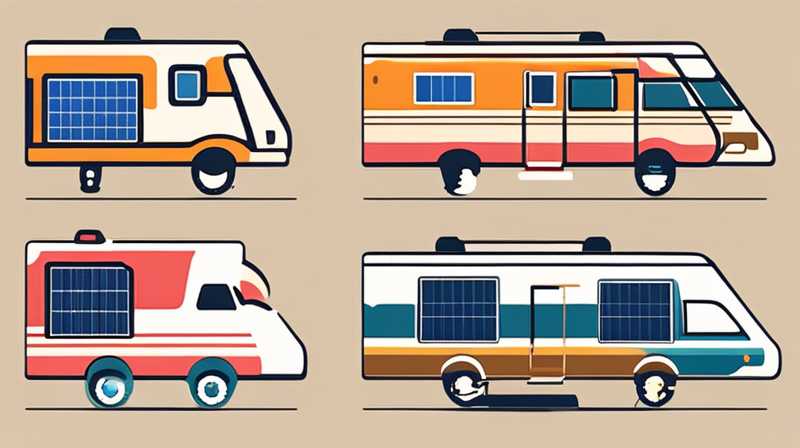 How many watts of solar battery for RV