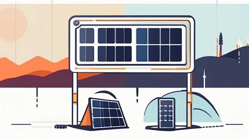 How to read the current of solar panels