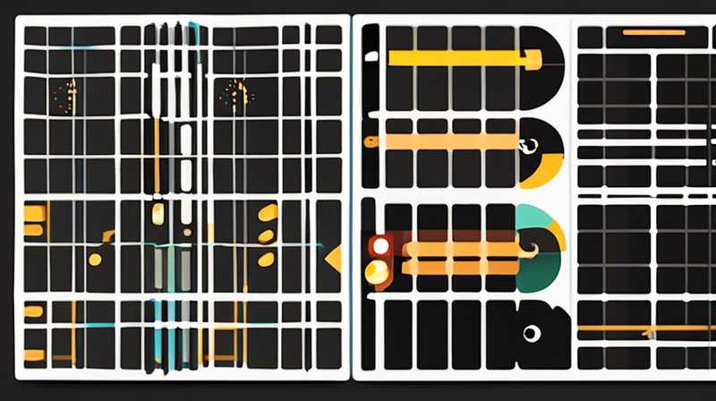 How to distinguish positive and negative poles of small solar panels