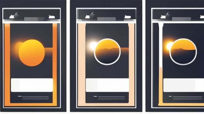 How to light two solar lights in sections