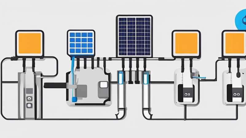 How to connect the self-priming pump to the solar pipe