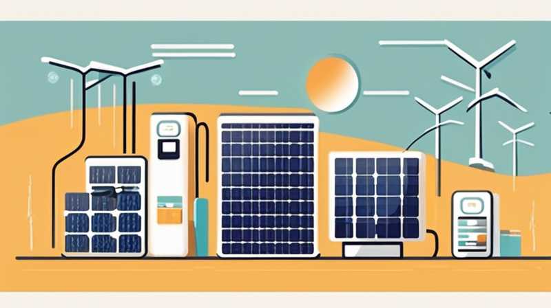 What are the solar energy storage power supplies?