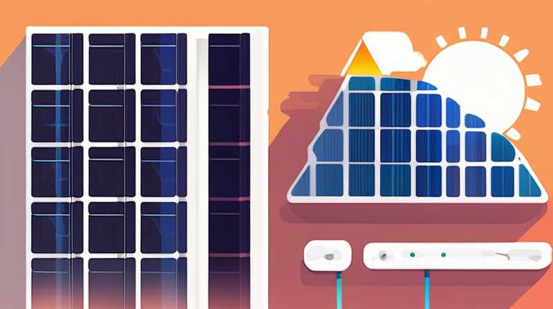 How often should the solar panel media be replaced?