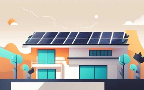How much power does solar energy usually provide for household use?
