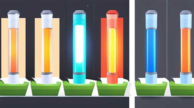 How to use solar column lights