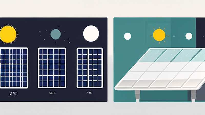 How to connect solar lights with large power panels