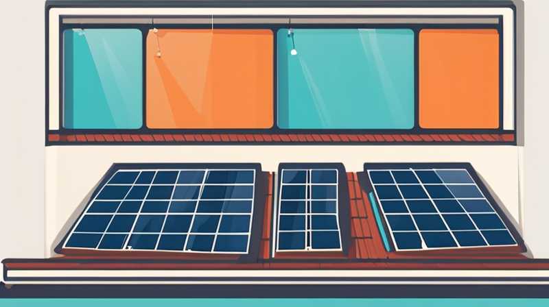 How to fix flexible solar panels on the roof