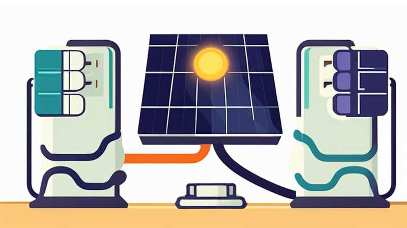 How to connect a solar extension cord