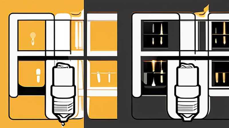 How to install the bulb in the solar wall light