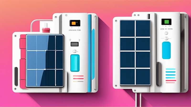 How to charge lithium battery in solar panels