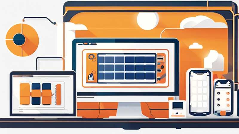 What are the connected devices of solar panels?