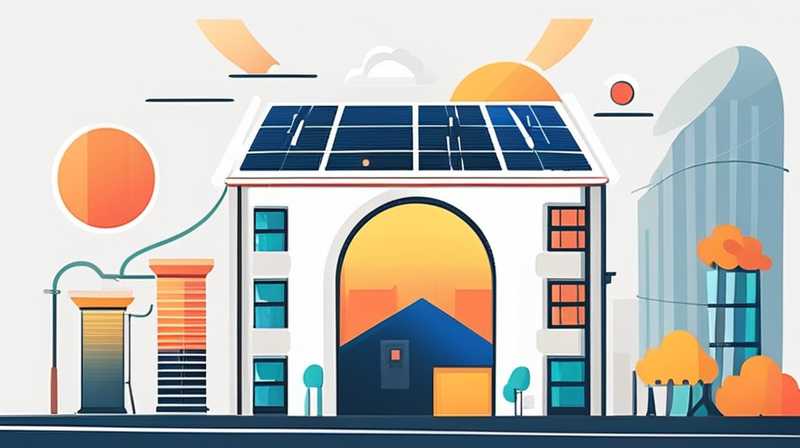 How to charge solar energy with city electricity