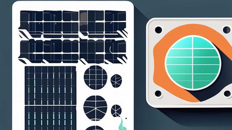 Which is the medium inlet of the solar panel?