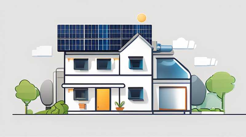 How to connect solar energy installation diagram