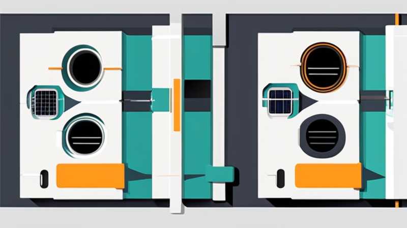 How to exhaust the solar exhaust port