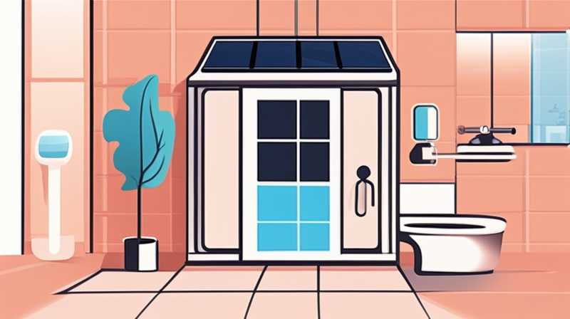 How to remove the solar tube in the bathroom