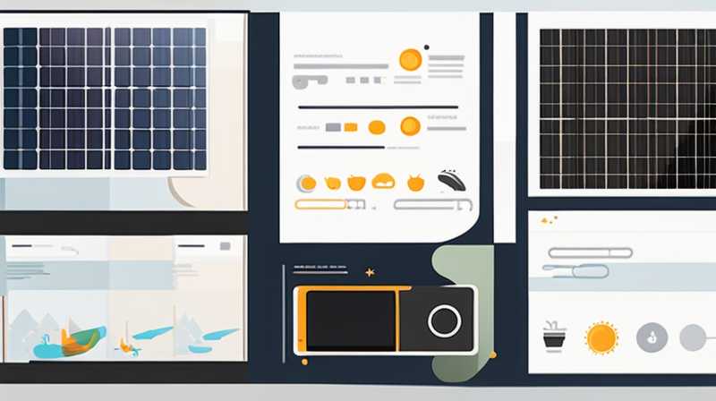 What is the symbol on the solar panel?