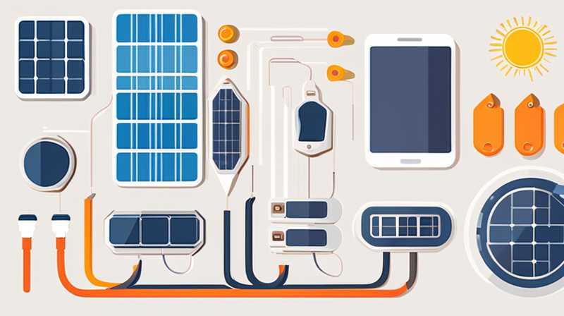 How to connect solar panels and capacitors