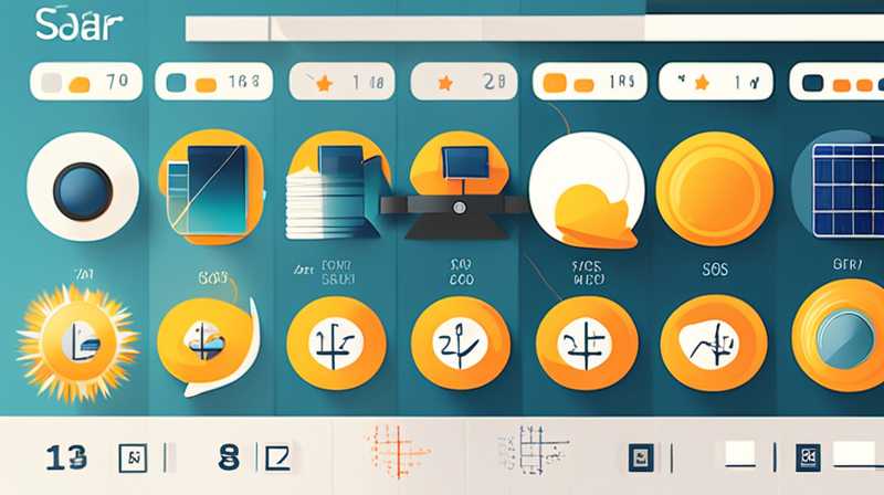 What is the formula for calculating solar energy?