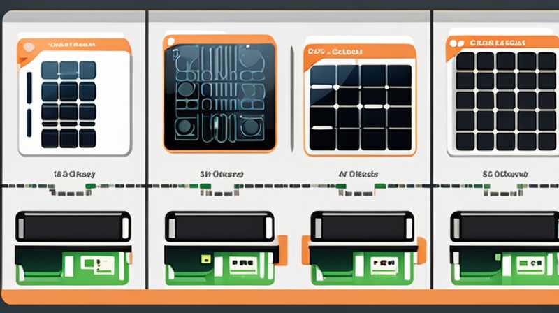 How to connect 4 solar photovoltaic panels