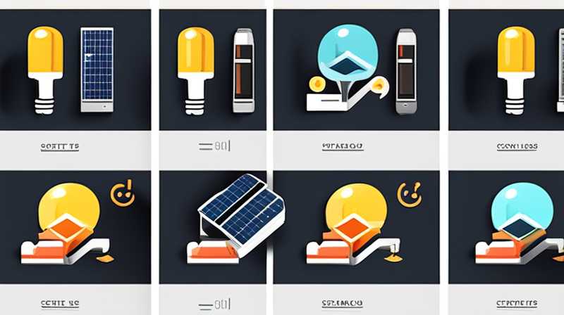 How to add LCD battery to solar lamp