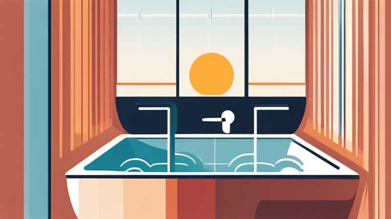 How to hide solar energy in bathroom