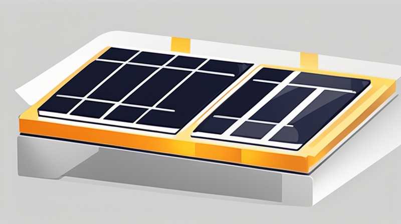 How to install battery solar epoxy panels