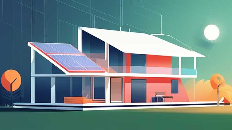 How to build solar energy in outdoor house