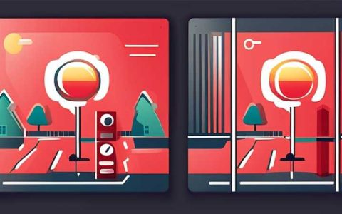 How does the red dot of a solar street light flash?