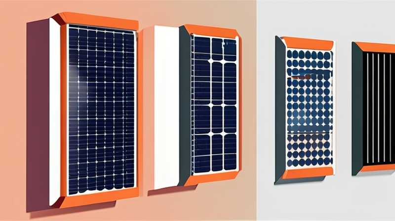 How to change the medium of wall-mounted solar panels