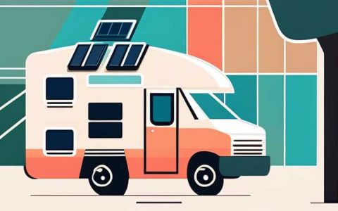 How to turn on the solar lights of RV