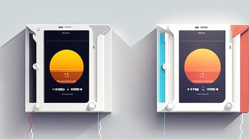 What affects the temperature of solar energy?