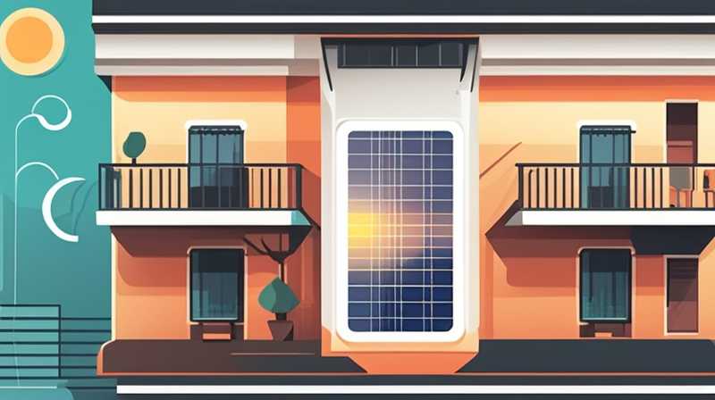 How to modify balcony solar energy