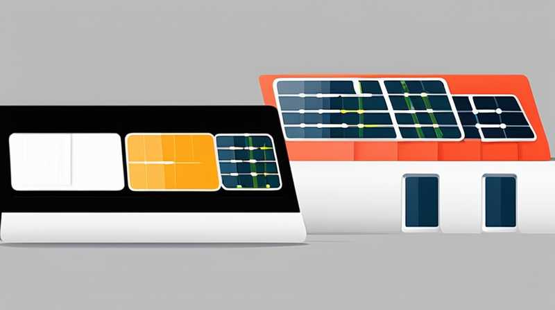 What are the two structures of solar cells?