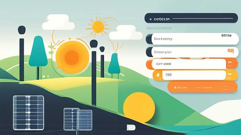 How to connect the solar energy monitoring system