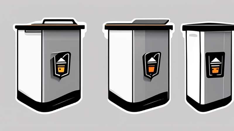 What does solar powered trash can mean?