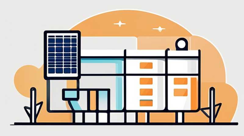 How to connect the solar panels behind