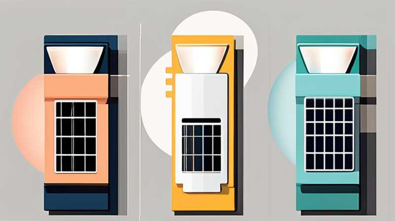 How many watts does a solar wall light have?