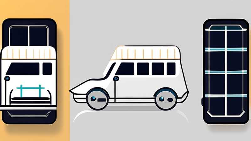 How many watts does a solar car use to prevent power outage?