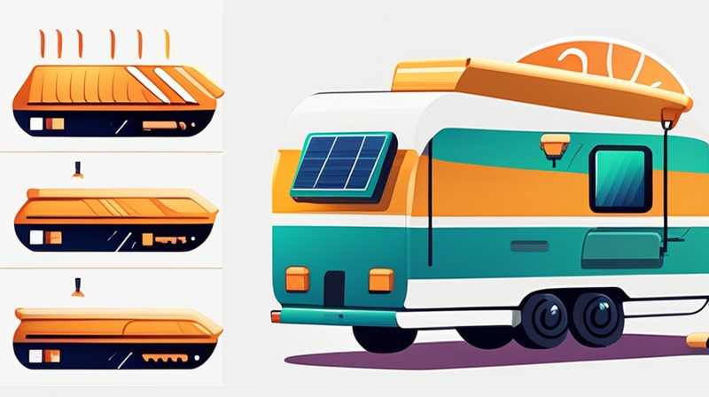 How long does it take to charge a small RV with solar energy?