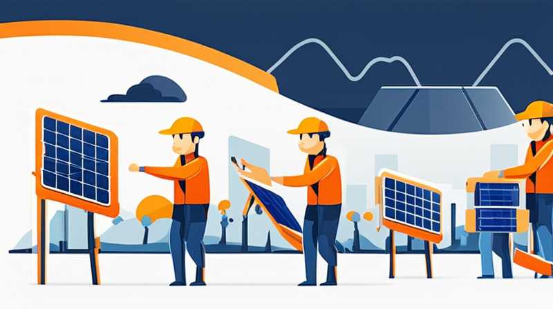 What do solar panel workers mainly do?